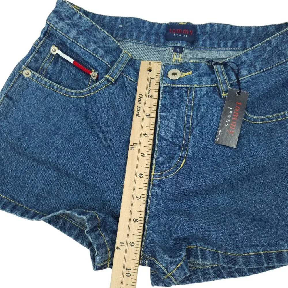 Tommy Jeans Denim Shorts Women Size 5 Mid Rise 2.25